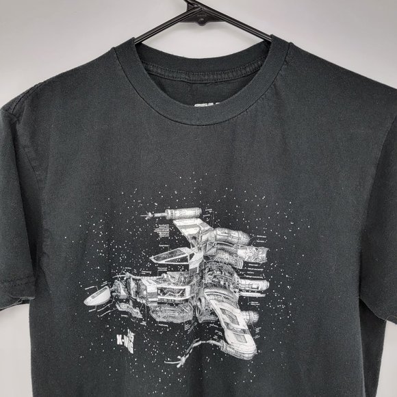 Star Wars Crew Neck T-Shirt X Wing T-65 Graphic Tee  Men's Medium - Picture 3 of 6